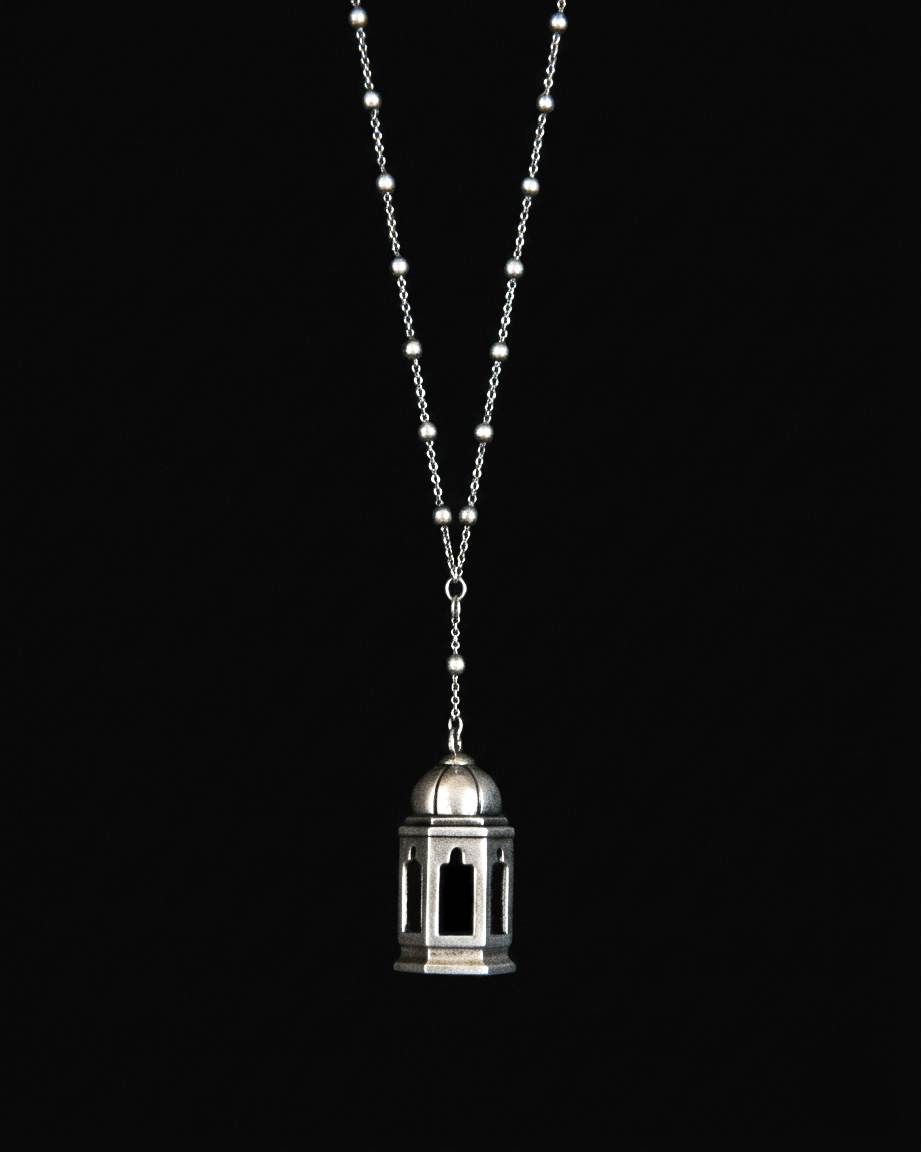 TAJ PAVILION NECKLACE - SILVER – oborn studios