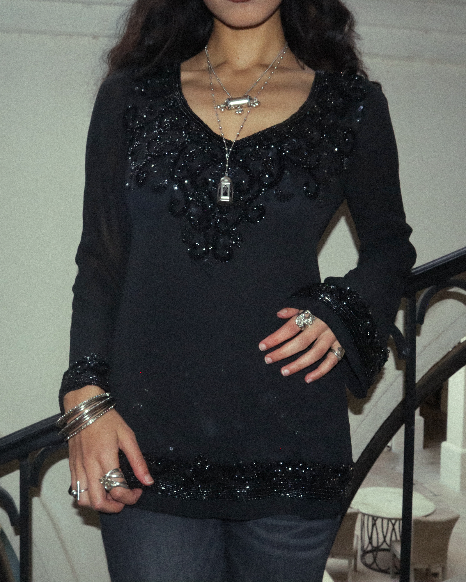 CHUMKI HAND BEADED KURTI