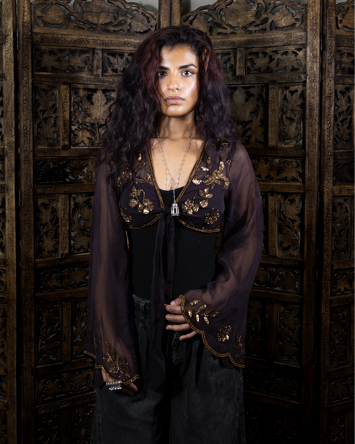 HIRA COVER-UP / BROWN
