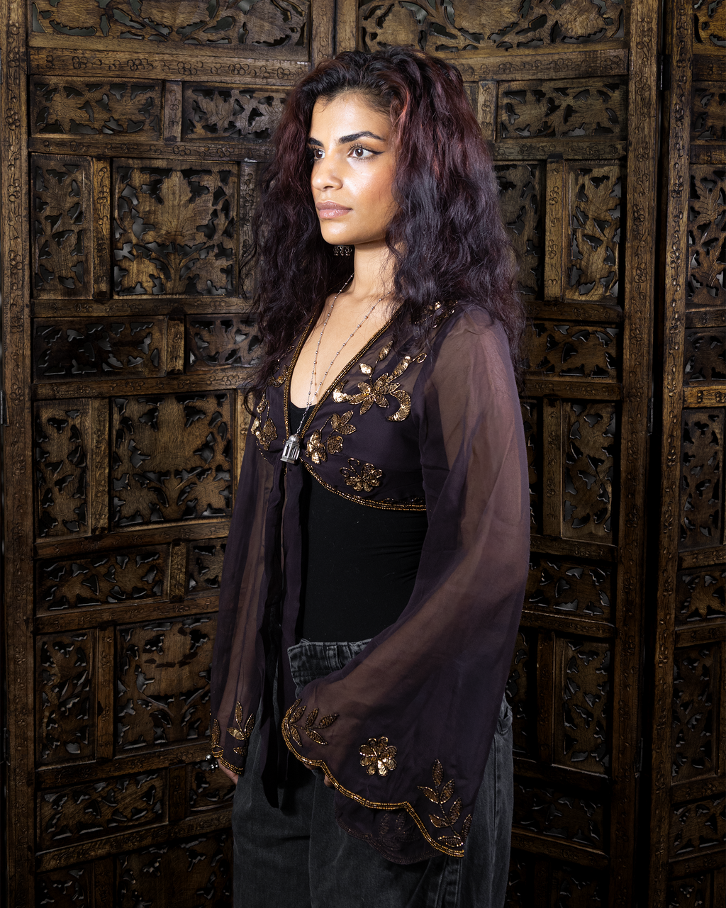 HIRA COVER-UP / BROWN